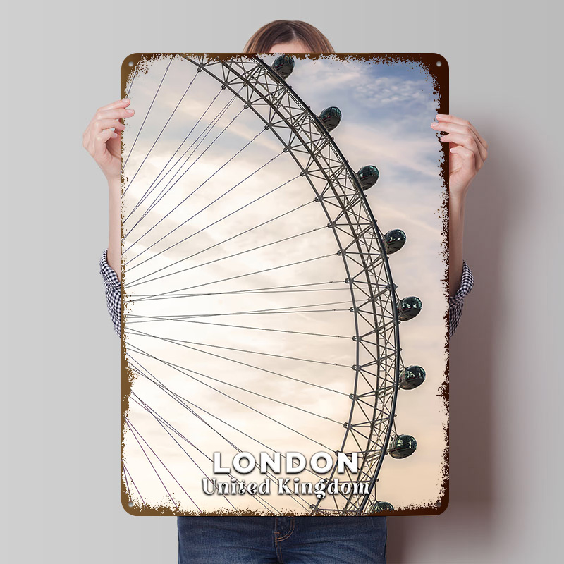 Men'S Accessories London - Pôster Personalizado London Eye Reino Unido,