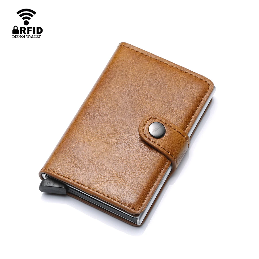 Men Accessories Box - Rfid metal visita titular do cartão