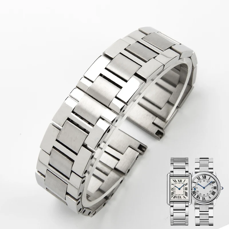 Men'S Accessories London - Pulseira de relógio em aço inoxidável,