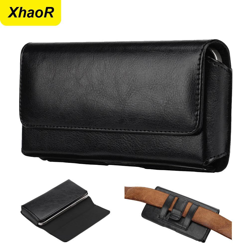 Men Accessories Box - Bolsa de Cinto Universal de Couro