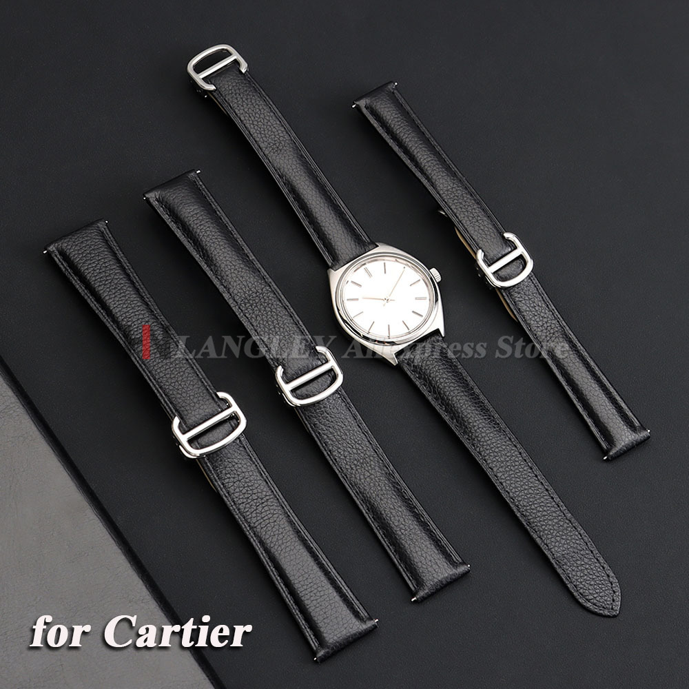 Men'S Accessories London - Pulseira de relógio de couro genuíno