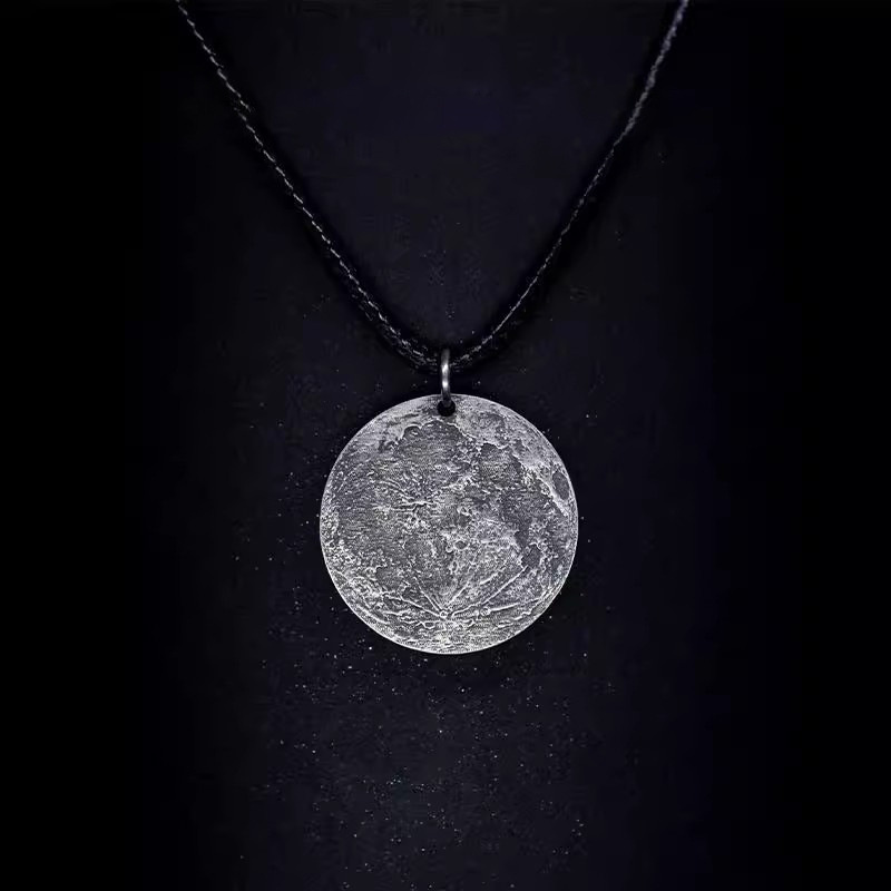 Men Accessories Ethnic - Estilo étnico lua pingente para homens