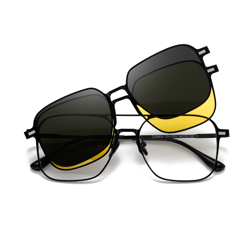 Sunglasses Polarized Men - Óculos de sol polarizados com clipe,