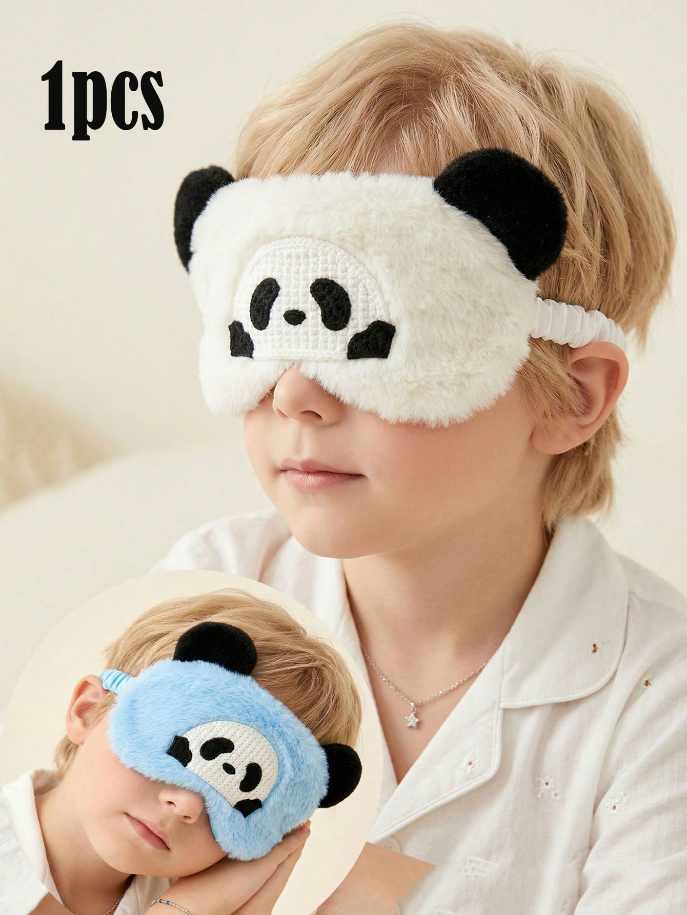 Men Accessories Usa - Máscara de Olhos de Pelúcia Panda