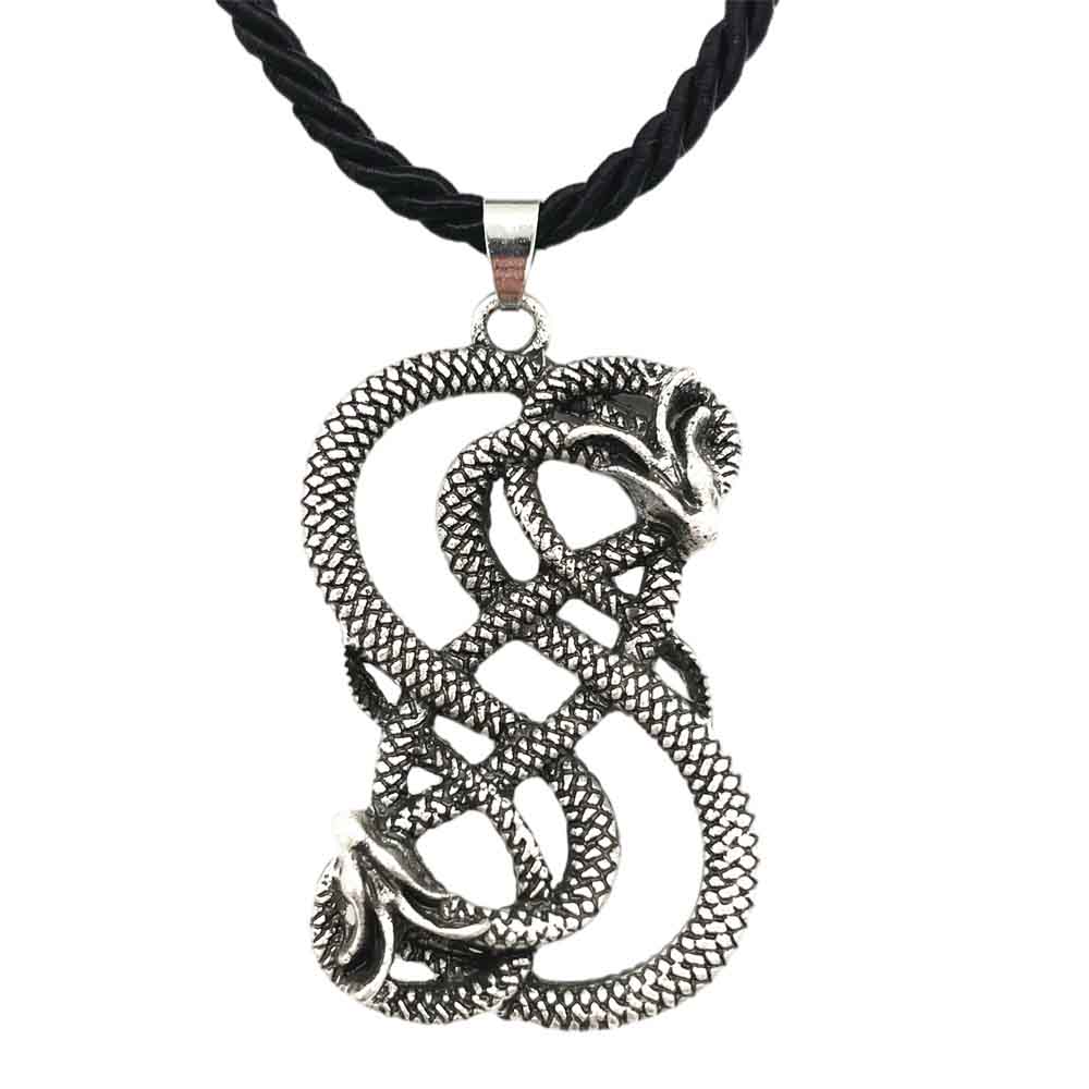 Men Accessories Ethnic - Colar de dragão duplo nórdico Loki