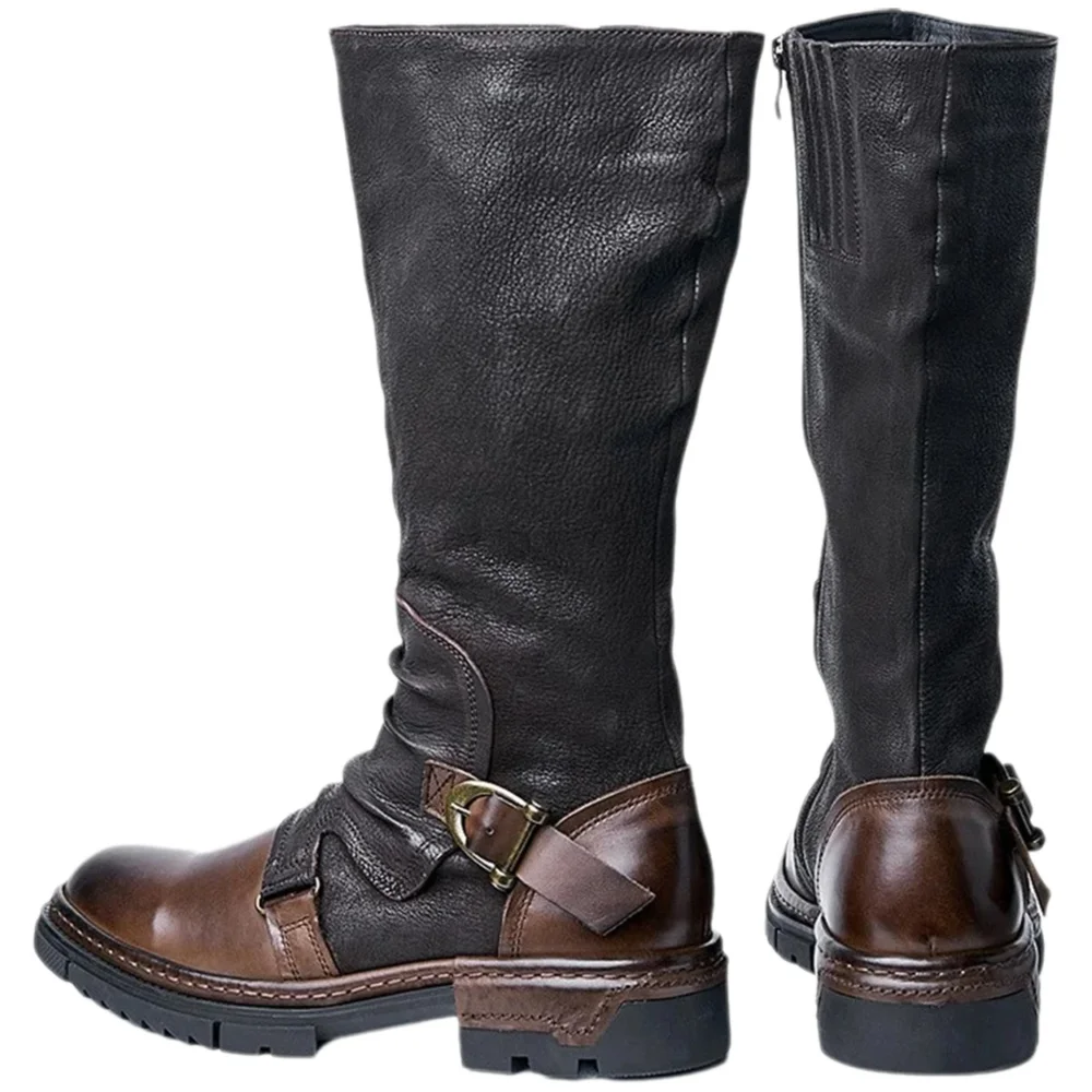 Medieval Men'S Accessories - Sapatos masculinos medievais retrô de couro
