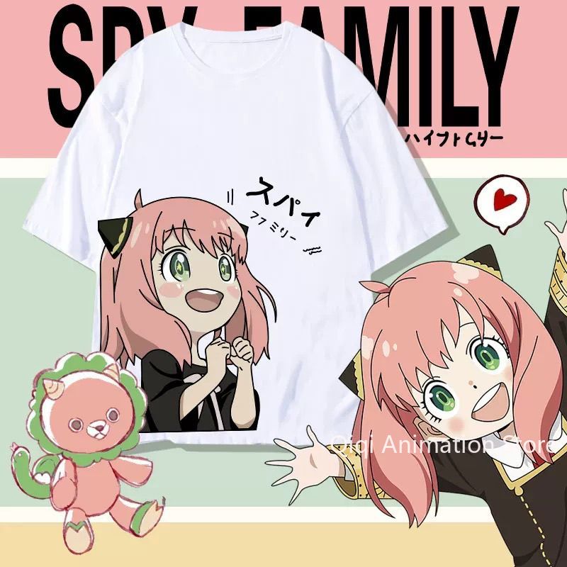 Men Accessories Gift - Camiseta de manga curta SPY×FAMILY Anime