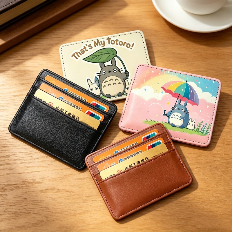 Men Accessories Box - Carteira Fina Totoro Fofa para Cartões