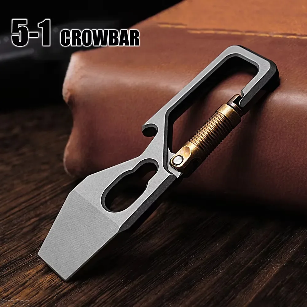 Keychain Multi Tool - 6cm 5-1 multi-função chaveiro barra de