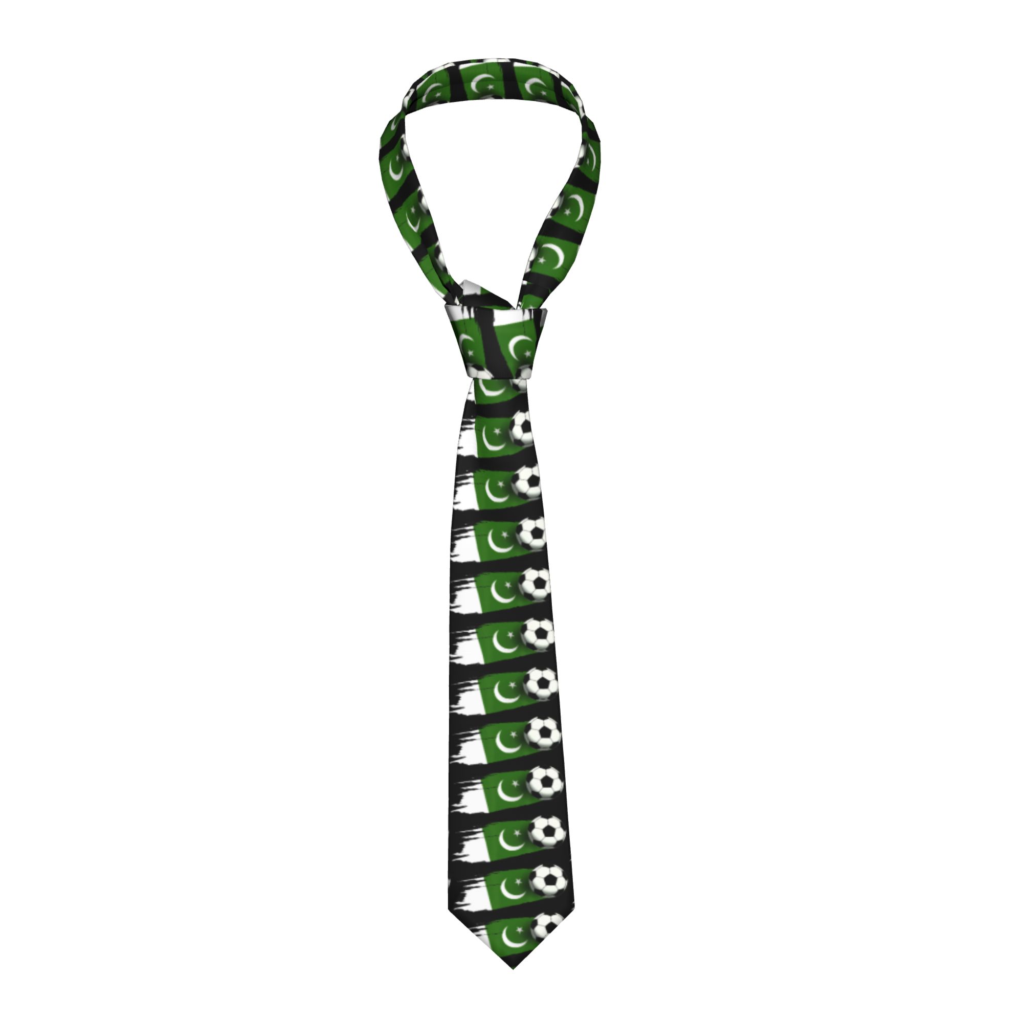 Men Accessories Pakistan - Gravata Masculina com Estampa da Bandeira