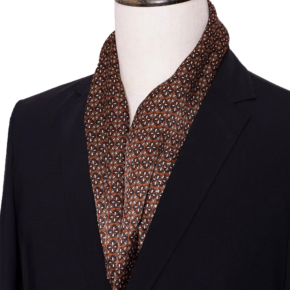Novo lenço de seda listrado ma - Men'S Accessories Premium avaliação e preço