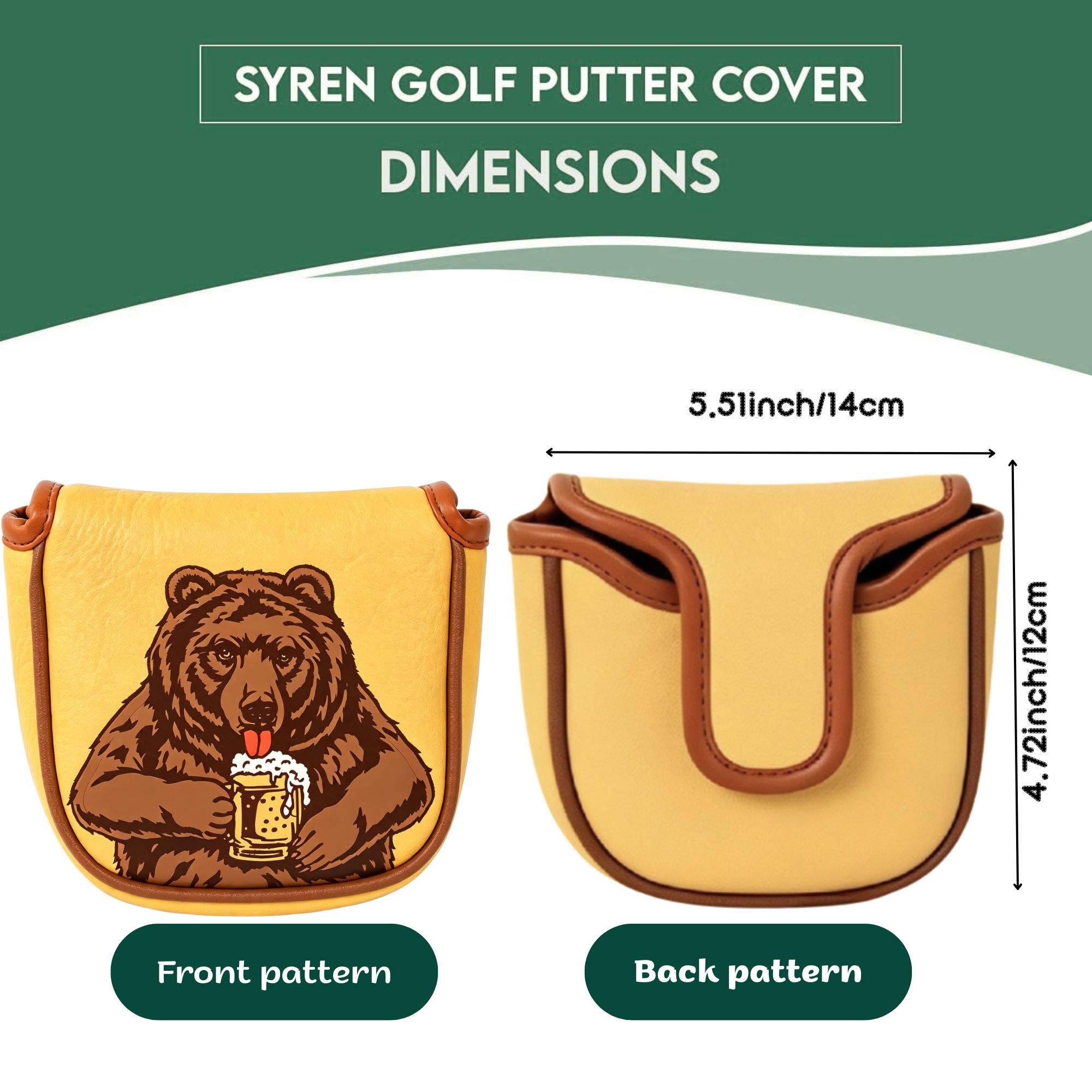 Capa de Putter de Golfe Bordad - Men Accessories Usa avaliação e preço