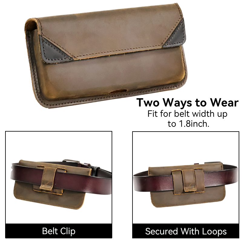 Bolsa de couro genuíno para ho - Men Accessories Box avaliação e preço