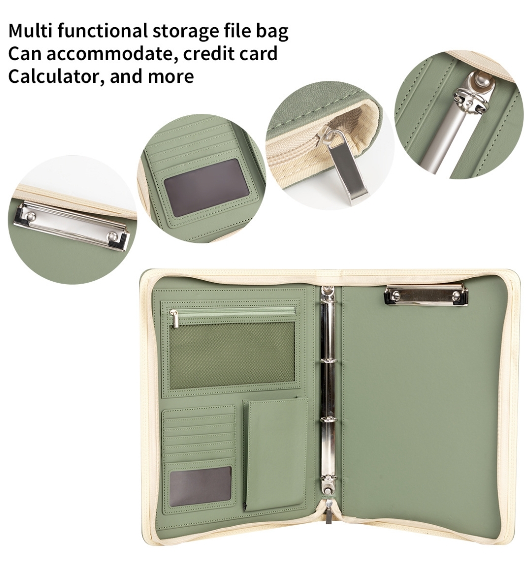 Nova pasta de padfólio com zíp - Men Accessories Box avaliação e preço