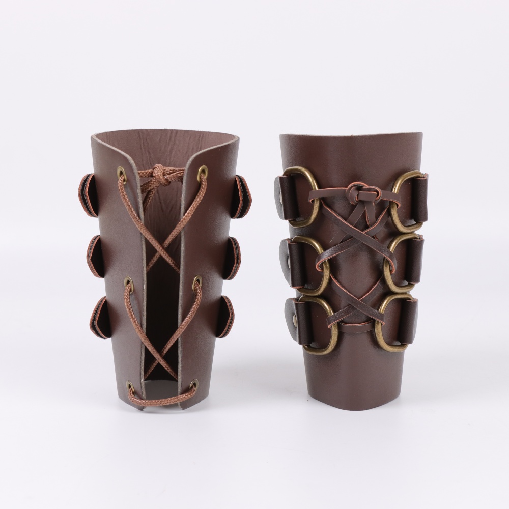 Luvas longas de couro para tir - Medieval Men'S Accessories avaliação e preço
