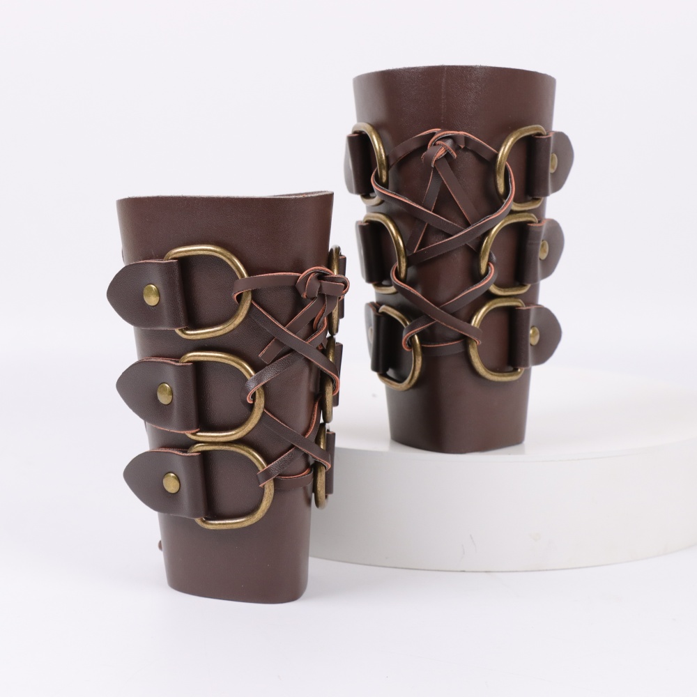 Luvas longas de couro para tir - Medieval Men'S Accessories avaliação e preço