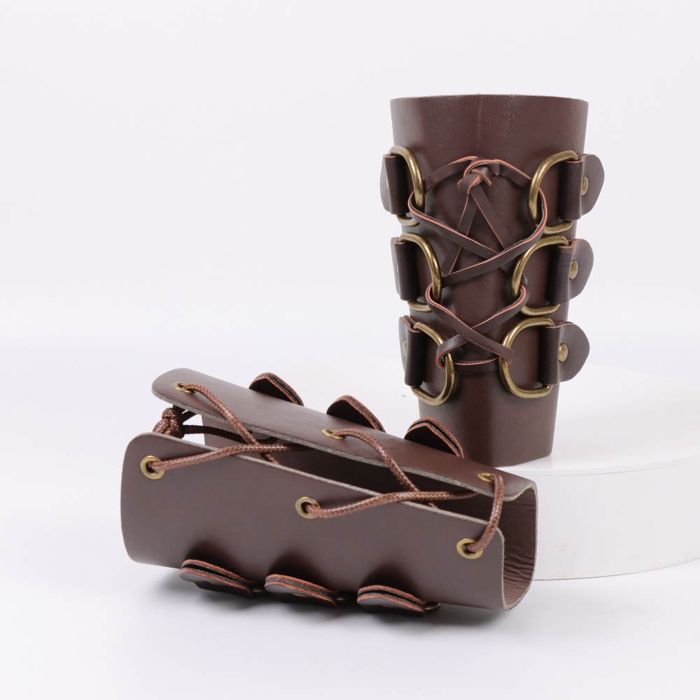 Luvas longas de couro para tir - Medieval Men'S Accessories avaliação e preço