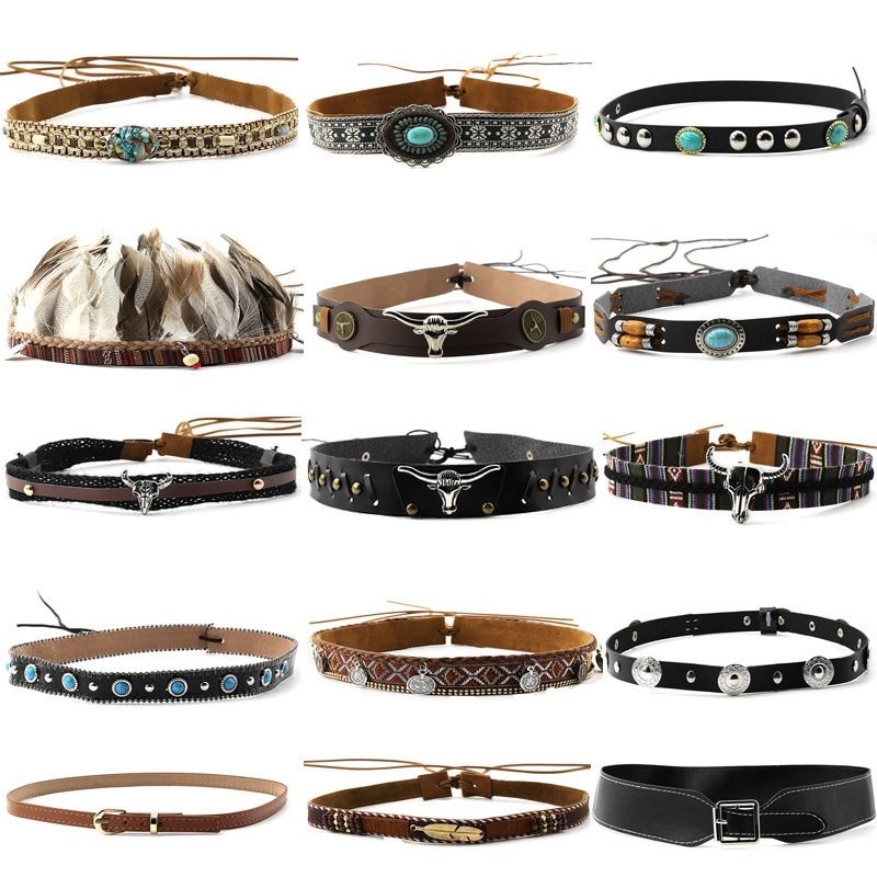 Cinto de Estilo Étnico Retrô,  - Men Accessories Ethnic avaliação e preço