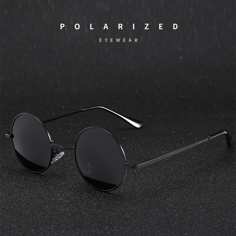 Óculos de Sol Redondos Retrô V - Sunglasses Polarized Men avaliação e preço