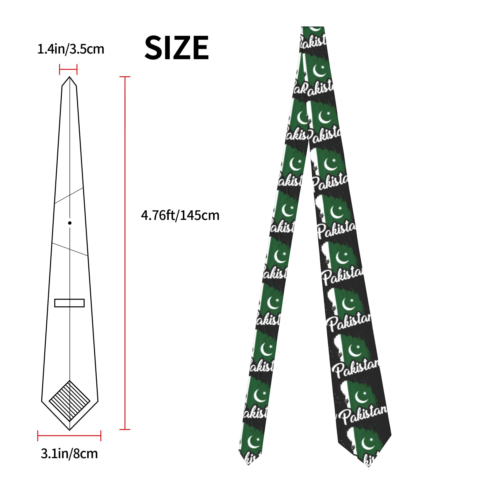 Gravata Masculina com Bandeira - Men Accessories Pakistan avaliação e preço