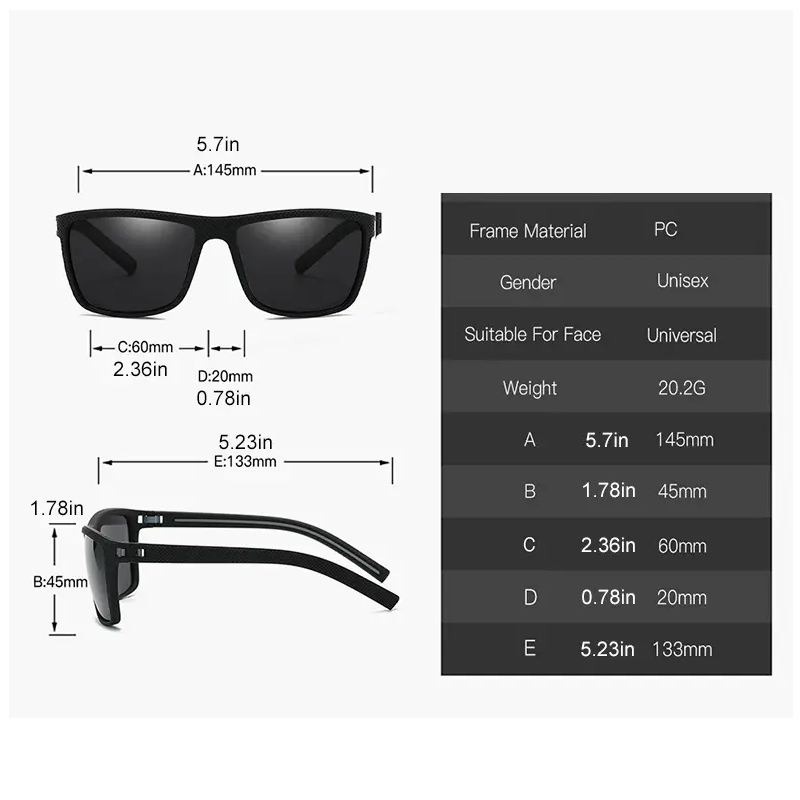 Óculos de Sol Esportivos Quadr - Sunglasses Polarized Men avaliação e preço