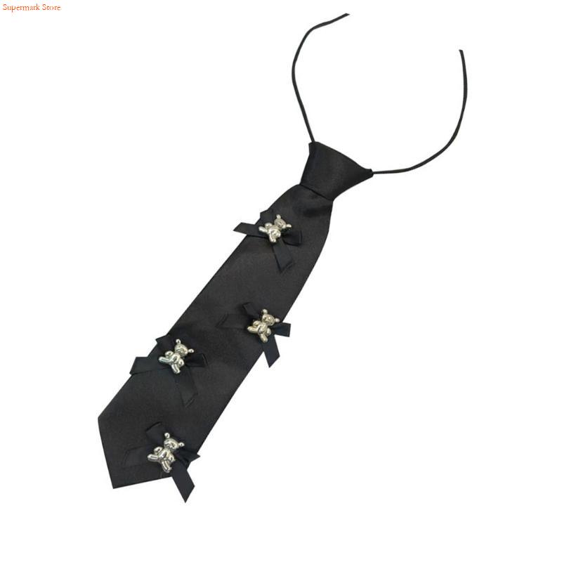 Q5WE Elegante Gravata Preta Pr - Men'S Accessories Premium avaliação e preço