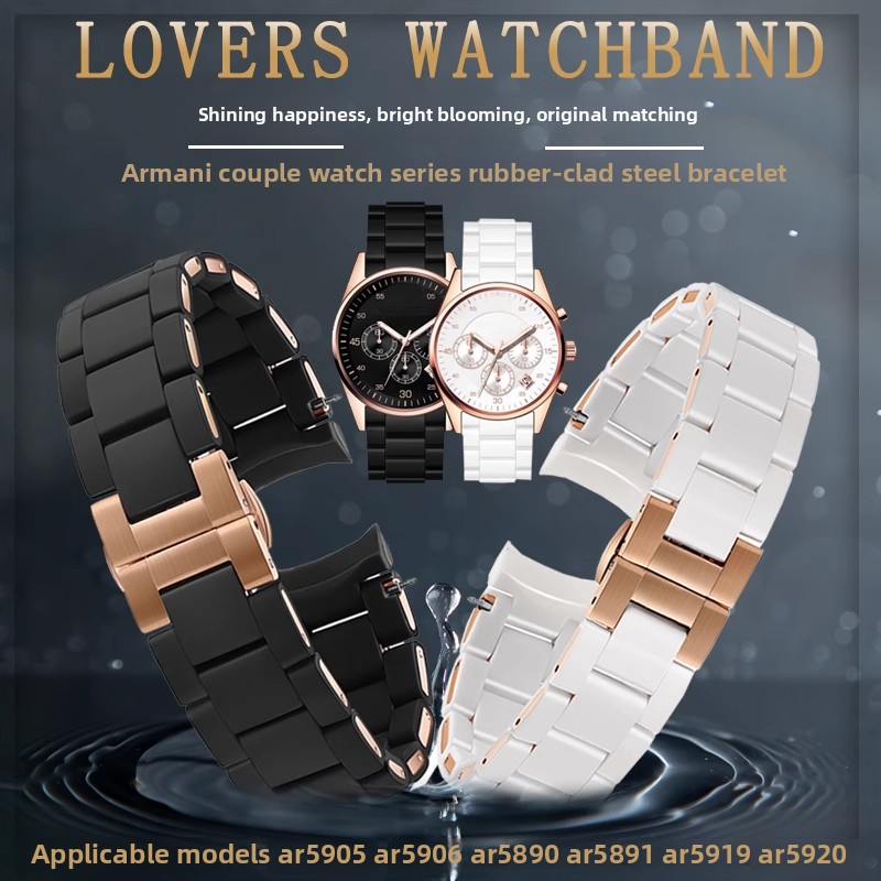 Pulseira de aço revestida de b - Men'S Accessories Armani avaliação e preço