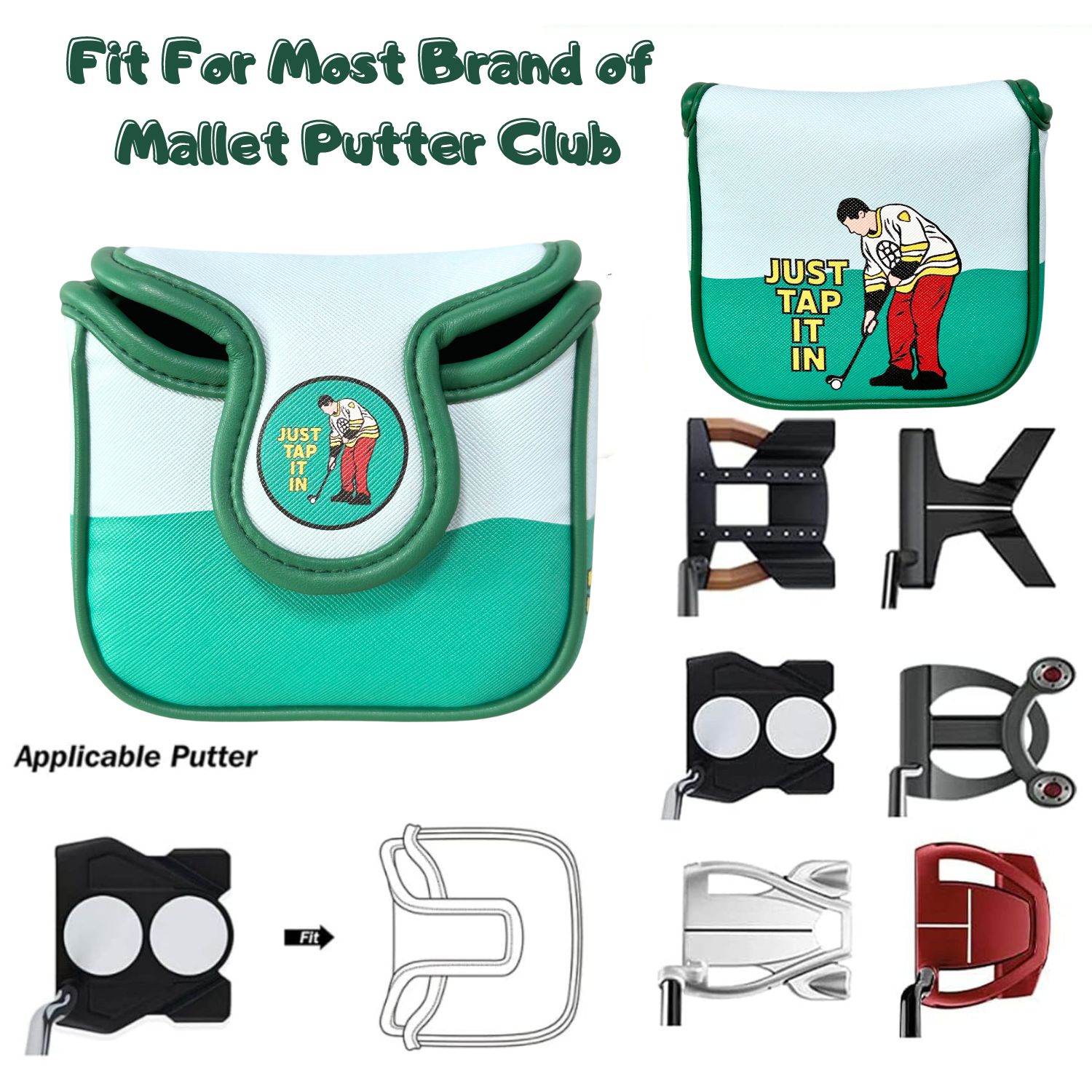 PU Leather Golf Putter Cover p - Men'S Accessories Premium avaliação e preço