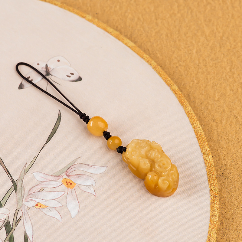 Chaveiro clássico amarelo jade - Men Accessories Ethnic avaliação e preço
