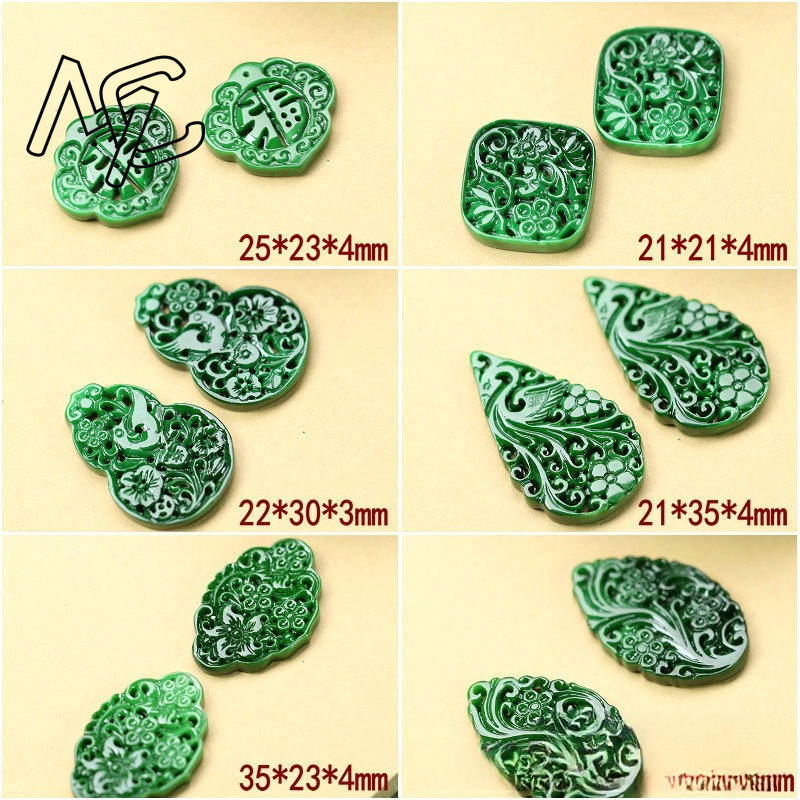 2 Peças DIY Esmeralda Verde Na - Men Accessories Gift avaliação e preço