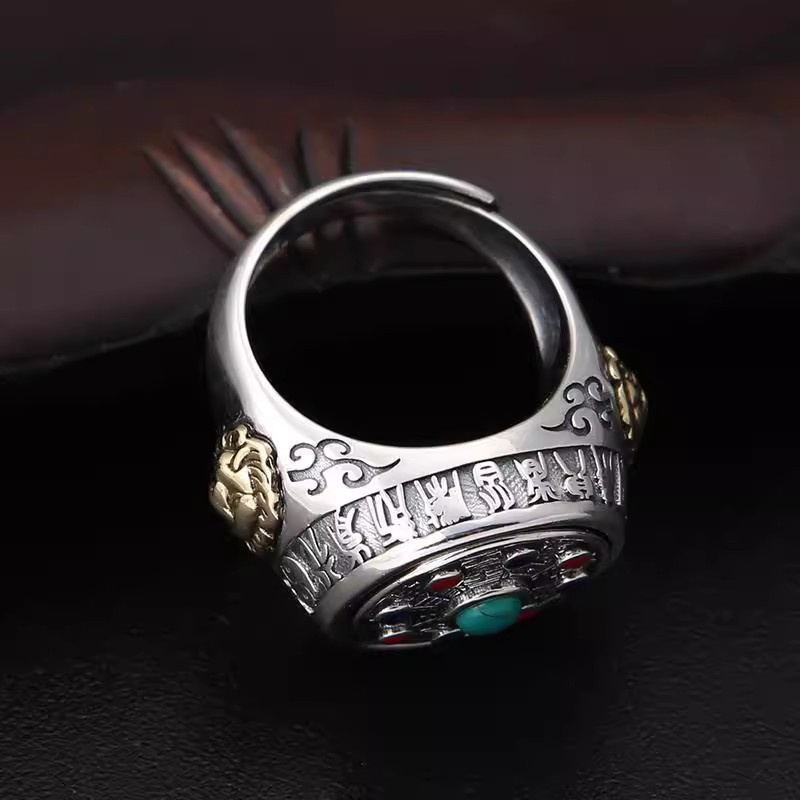 Anel de esmalte colorido estil - Men Accessories Ethnic avaliação e preço